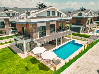 Villa Galaksi Venüs 1, doğa içerisinde, özel havuzlu, geniş bahçeli 8 kişilik kiralık villa