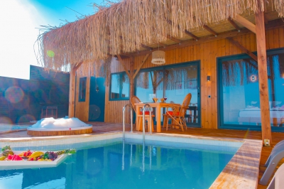 Villa Hill Sun House, doğa içerisinde, deniz manzaralı, merkeze yakın, 2 kişilik balayı villası